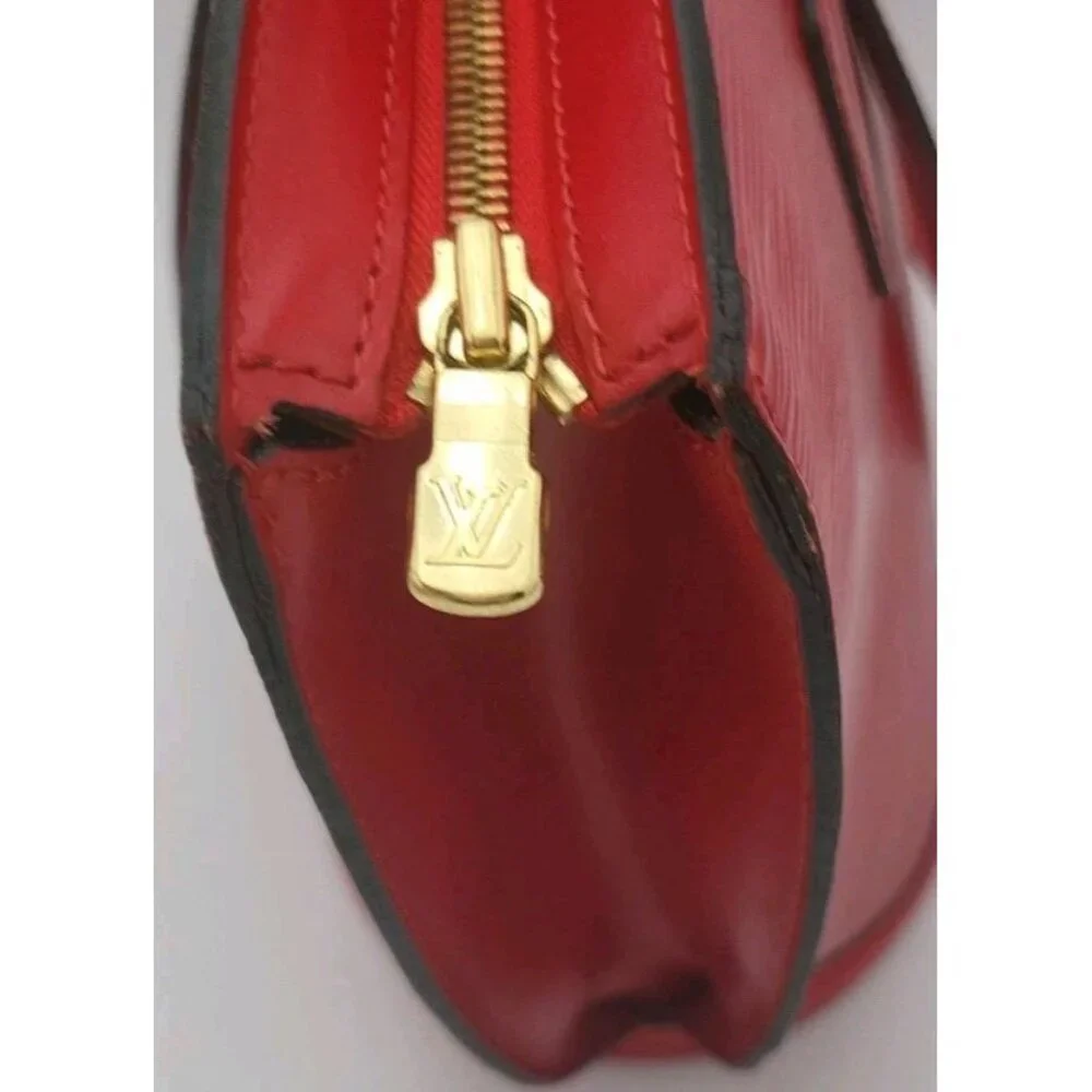Auth Louis Vuitton Epi Red Saint Jacques Shopping‎ M52267 Shoulder bag SKS020280